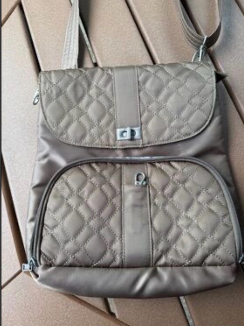Quilted Brown Crossbody Shoulder Bag - Elegant Everyday Carry